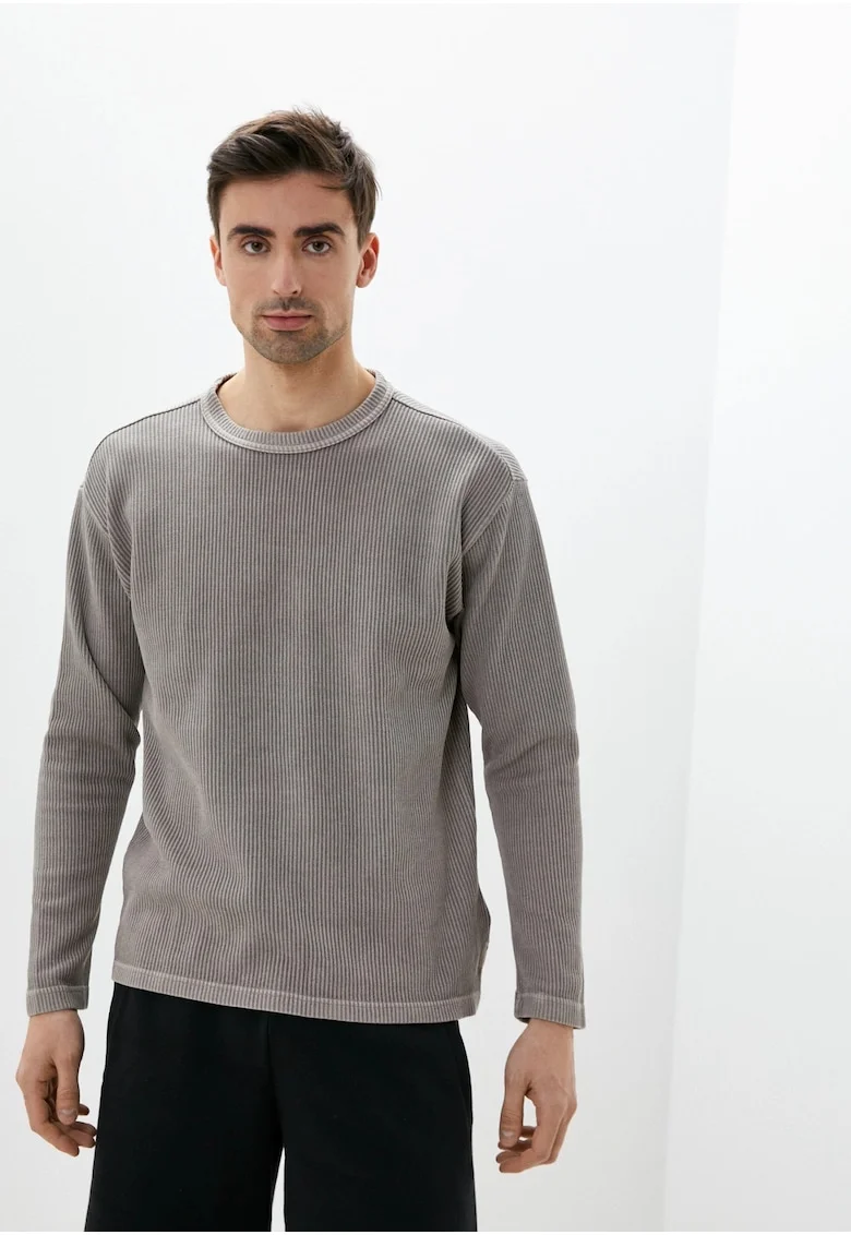 Bluza din amestec de bumbac Waffle