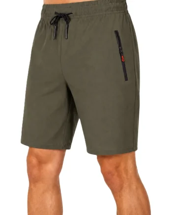 Pantaloni scurti cu talie ajustabila si buzunare oblice