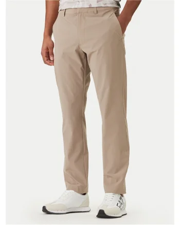 Pantaloni barbati,  fermoar, poliamida/elastan, bej
