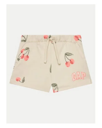 Pantaloni dama,  IMPRIMEU CIRESE, bumbac, roz, bej