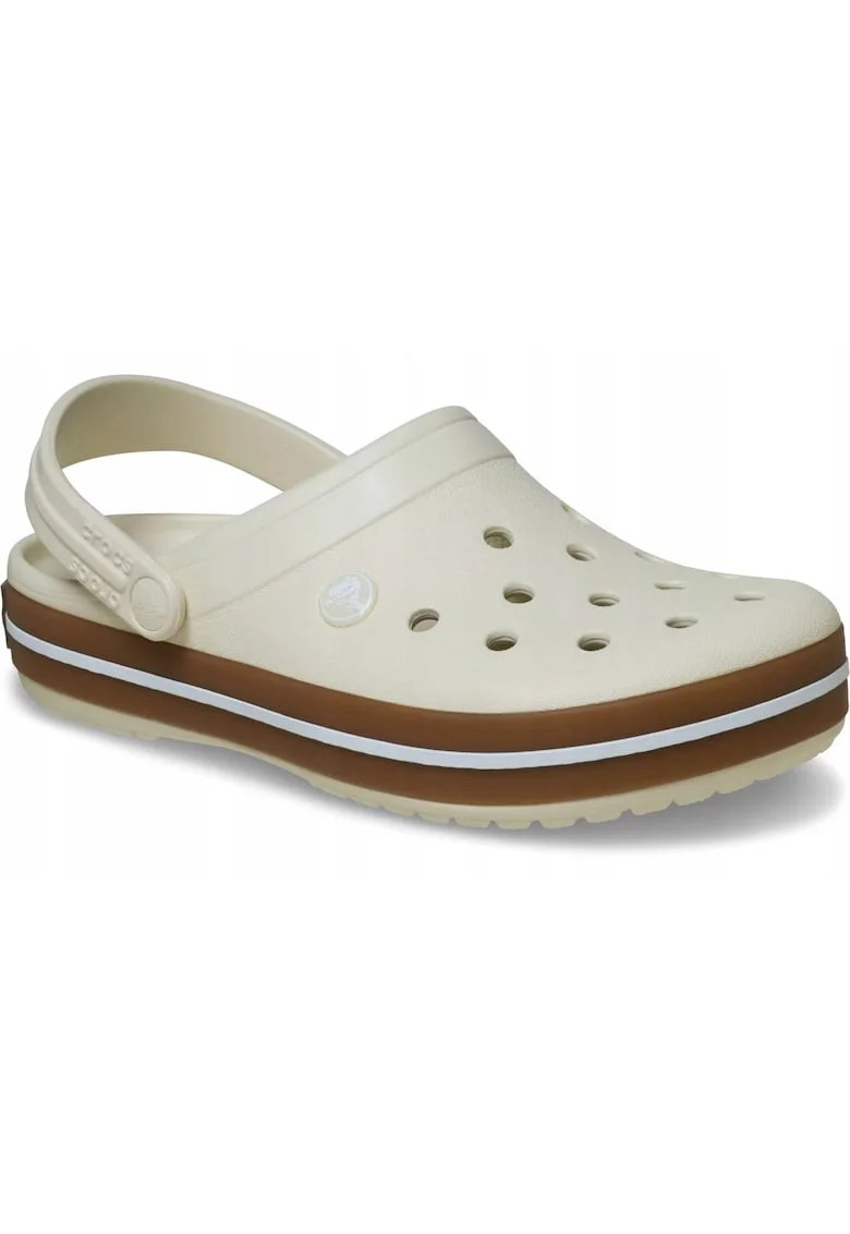 Saboti  Crocband Gum Clog, 41-42 EU, summit white, material sintetic