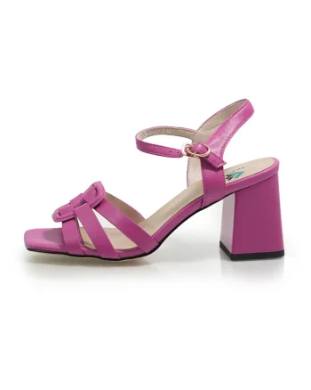 Sandale Elegante  2503051 din piele naturala Corai, Mov