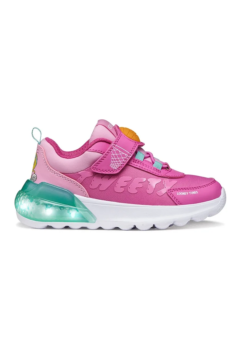 Pantofi sport Activart Illuminus Looney Tunes, Fucsia