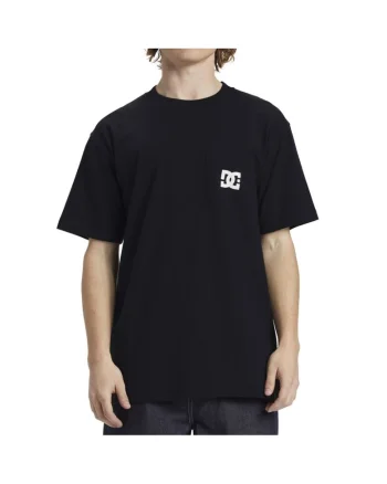 Tricou barbati bumbac  STAR POCKET NEGRU, Negru