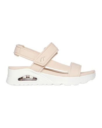 Sandale wedge cu velcro Summer Stand2, Bej deschis
