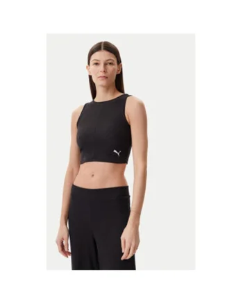 Top dama  629765, Bumbac/Poliester reciclat, XL INTL, Negru