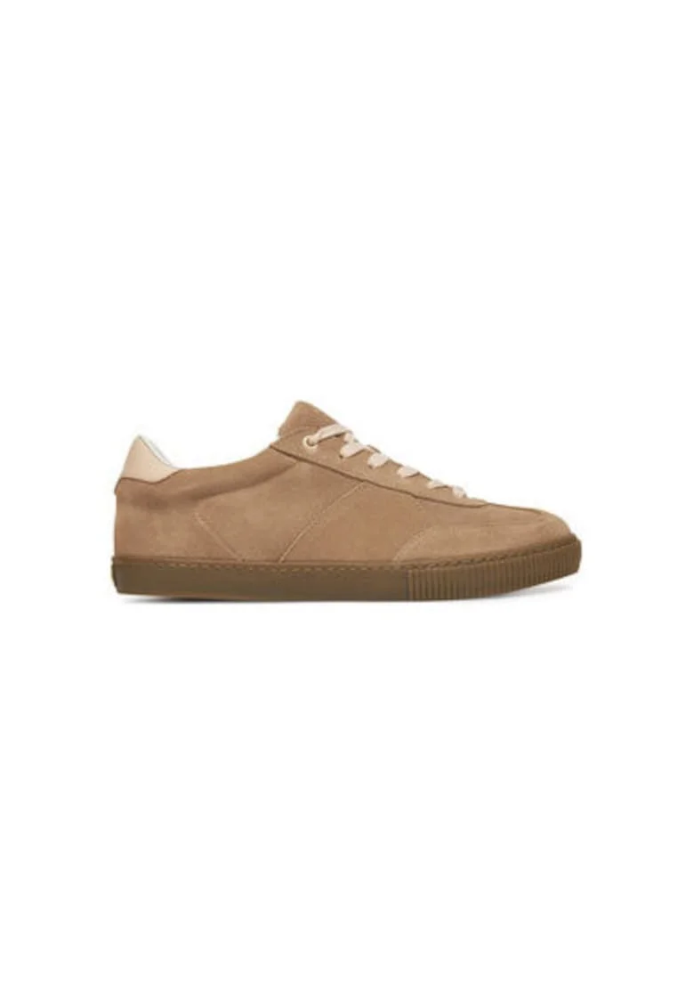 Pantofi sport barbati, SB15142G0MUB0104,  Piele naturala, Bej