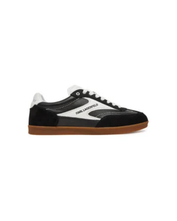 Pantofi sport dama, KL63855,  Piele naturala, Negru