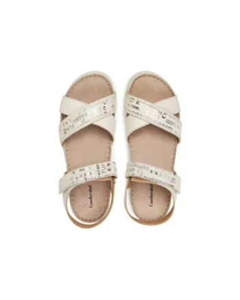 Sandale dama, 710223-81,  Piele naturala, Alb