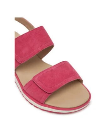 Sandale dama, 9-28708-44,  Piele naturala, Roz, Roz