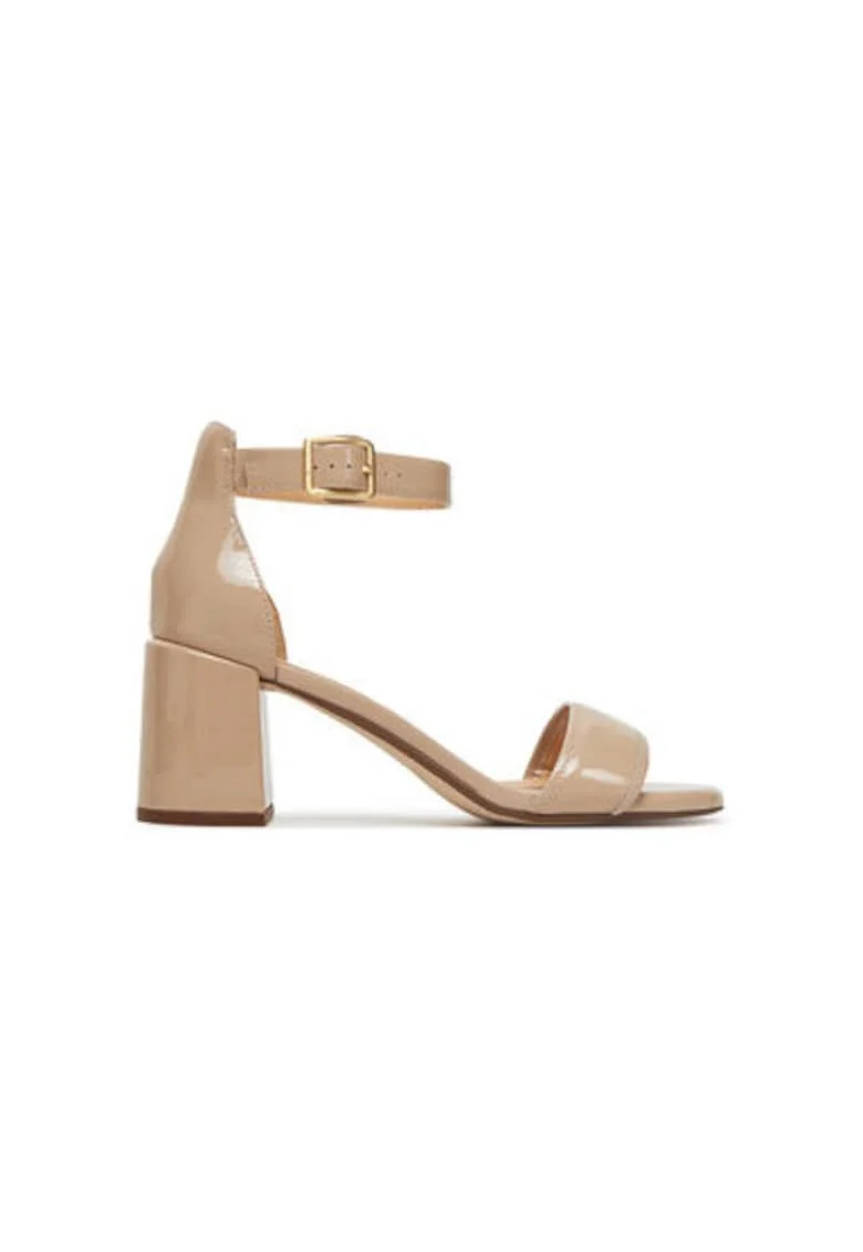 Sandale dama, 26181299,  Piele naturala, Bej