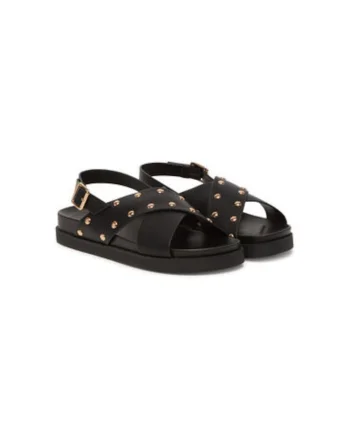 Sandale dama, 15341322,  Piele ecologica, Negru