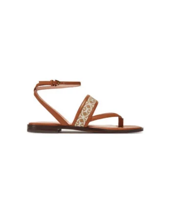 Sandale dama, QWS 40 01 01 447,  Piele naturala, Maro