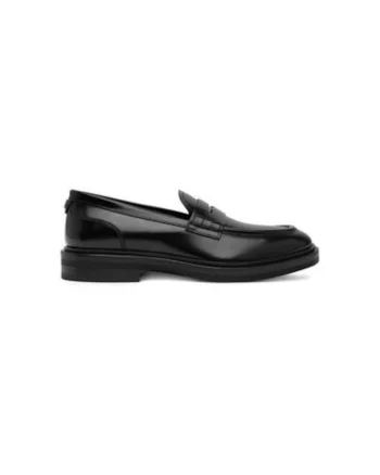 Mocasini dama Dolce Gabbana, CM0078 A1203, Piele naturala, 41 EU, Negru