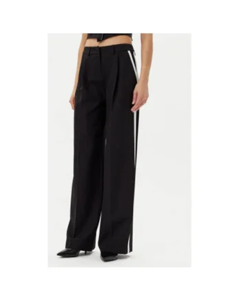 Pantaloni dama  25EB566/43NB, Poliester, Negru, Negru