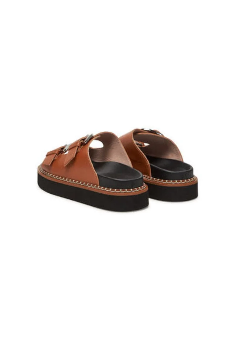Slapi dama, SOF 17 03 01 W12,  Piele naturala, Maro