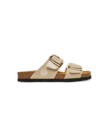 Slapi dama, 700717-08,  Piele ecologica, Ecru