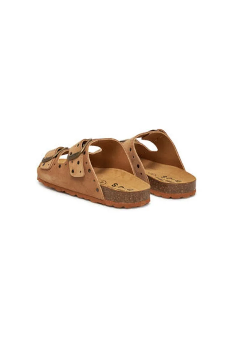 Slapi dama, GRETEL,  Piele naturala, Maro
