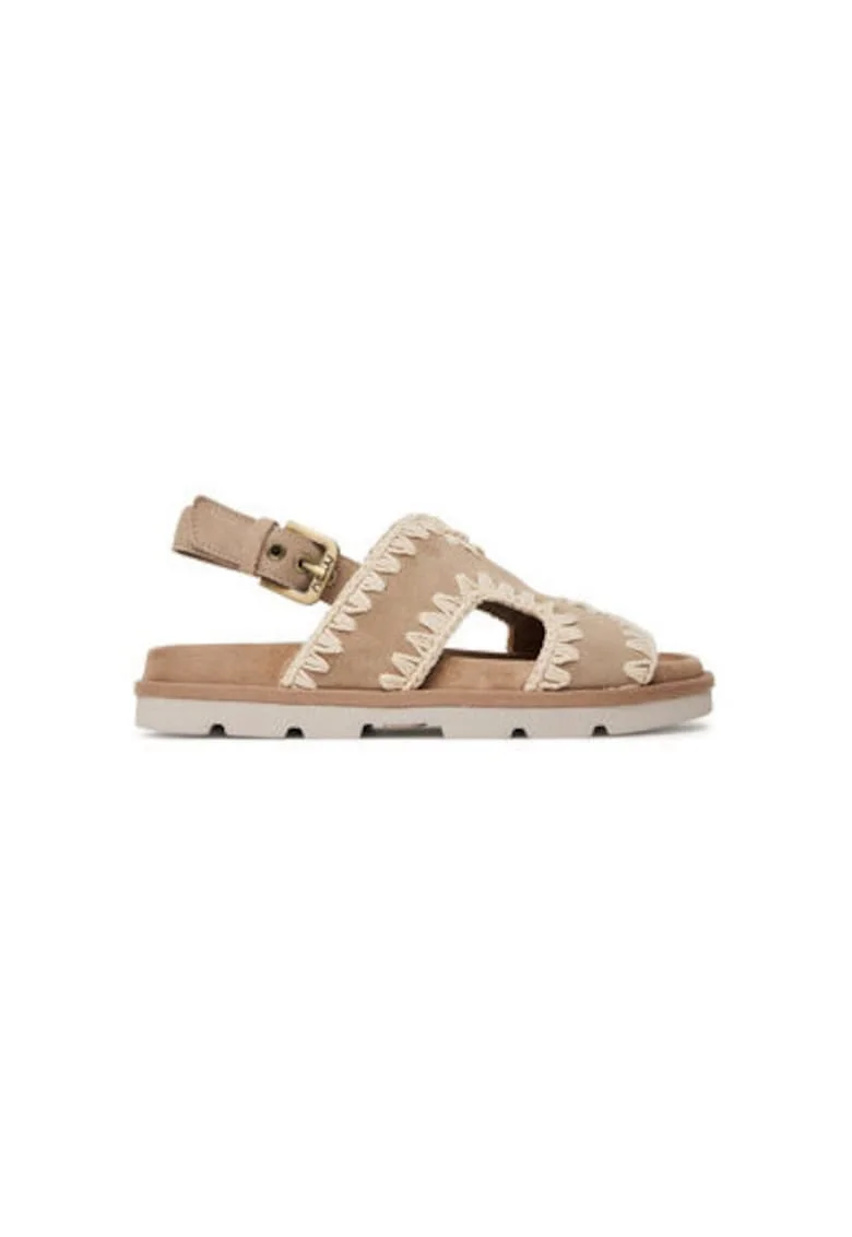 Sandale dama, MU.SW631006A,  Piele naturala, Roz, Roz