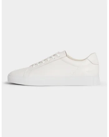 Pantofi sport din piele, Alb