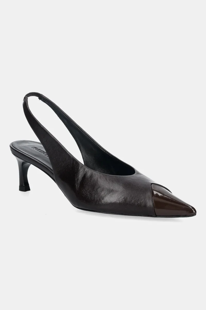 Rotate stilettos de piele