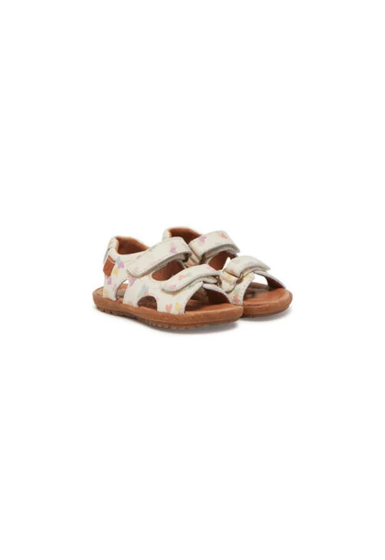 Sandale fete,  SKY, Naturino, Piele naturala, Multicolor, Multicolor