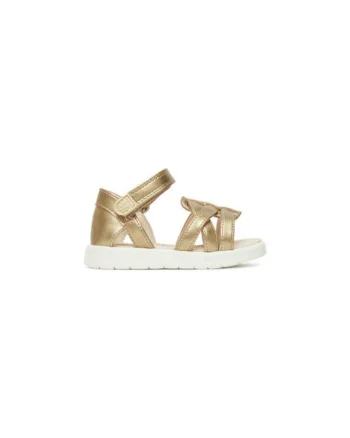 Sandale fete, 41634,  Piele ecologica, Auriu, Auriu