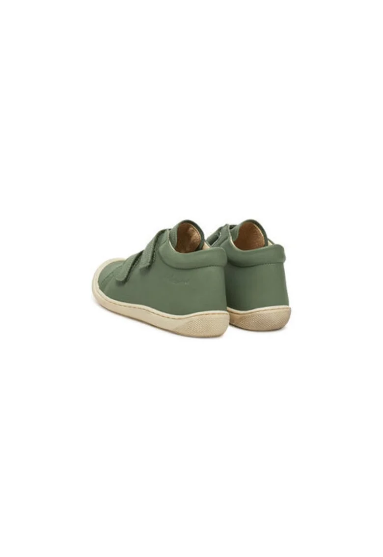 Pantofi sport pentru baieti  NATURINO COCOON VL, Piele naturala, Verde