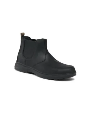 Botine cu glezna joasa pentru barbati  TB0A5R9M0151, Piele naturala, 40 EU, Negru