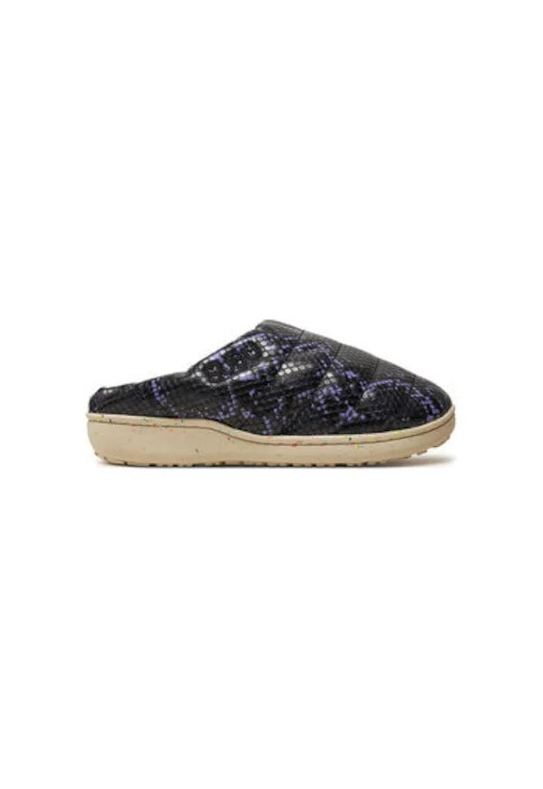 Papuci unisex,  304464867, Piele ecologica, 35-36 EU, Violet