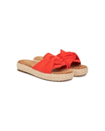 Espadrile dama  10021981, Textil, Portocaliu