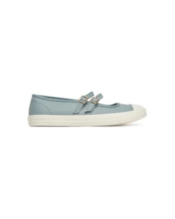 Balerini  A11492C, Piele ecologica, Albastru, Albastru