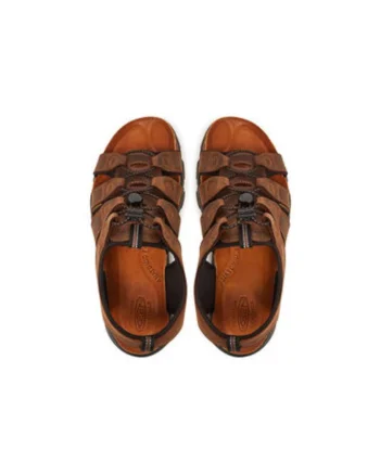 Sandale barbati  1027340, Piele naturala, Maro, Maro