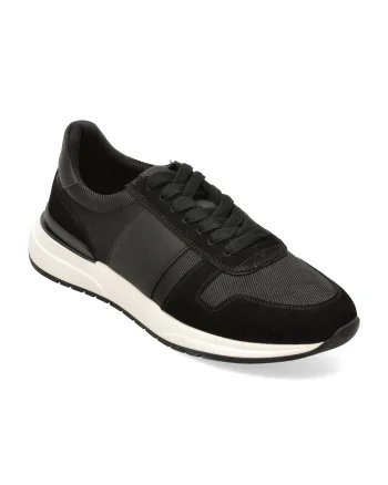 Pantofi sport ALDO negri, ROBBEN 001, din material textil si piele naturala