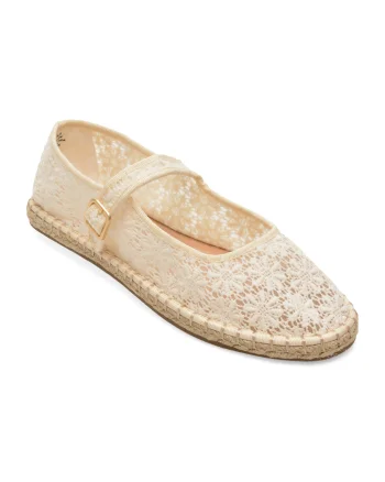 Balerini ALDO albi, ALISSE 121, din material textil