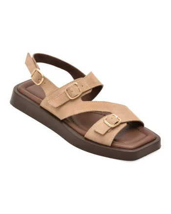 Sandale EPICA gri, 426220, din piele intoarsa