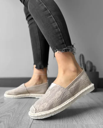 Espadrile dama casual bej Y031