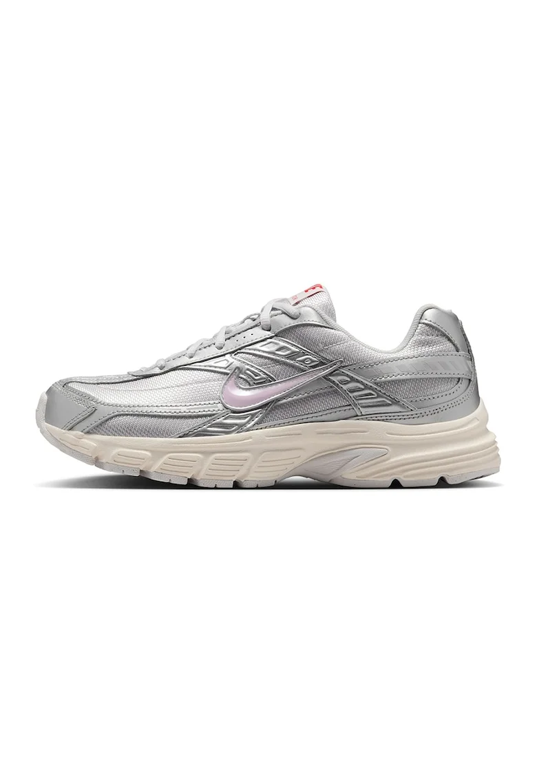 Pantofi sport cu garnituri din material sintetic Initiator, Gri deschis/Lila