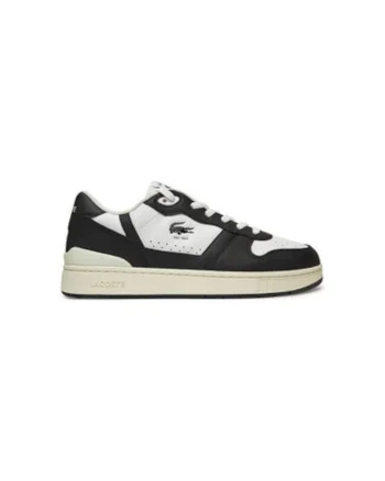 Pantofi sport barbati, 748SMA0042,  Piele naturala, 47 EU, Alb/Negru, Alb/Negru