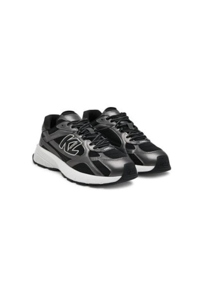 Pantofi sport barbati, KL55525,  Piele naturala, Gri