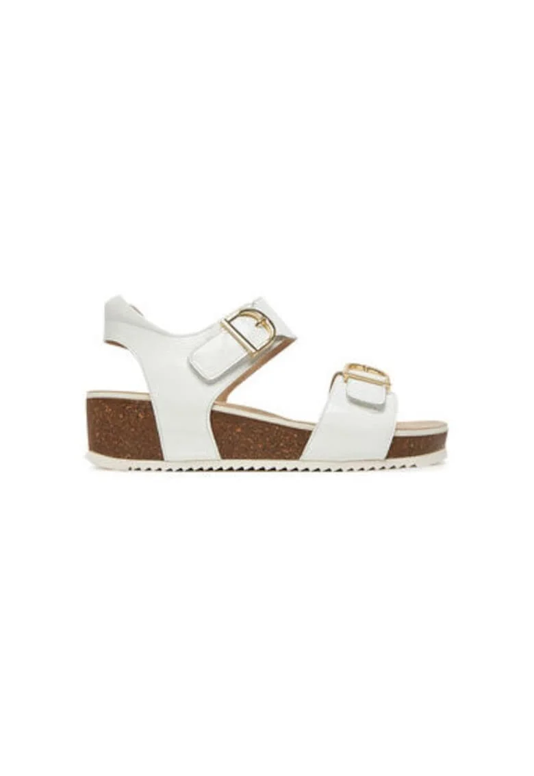 Sandale dama, 12-38510-04,  Piele naturala, Alb