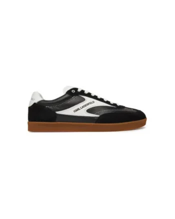 Pantofi sport barbati, KL53855,  Piele naturala, Negru