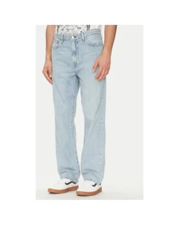 Pantaloni barbati Levi S, 29037-0070, Bumbac/In, Albastru, Albastru