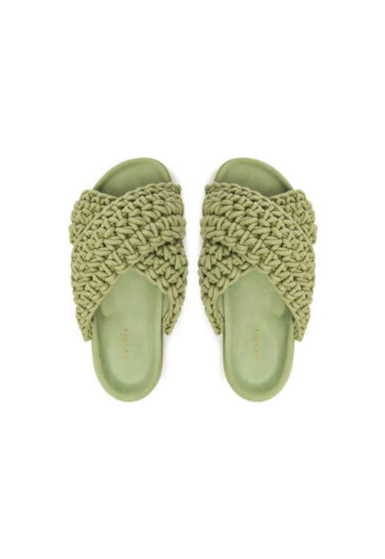 Slapi dama, 70104,  Textil, Verde, Verde
