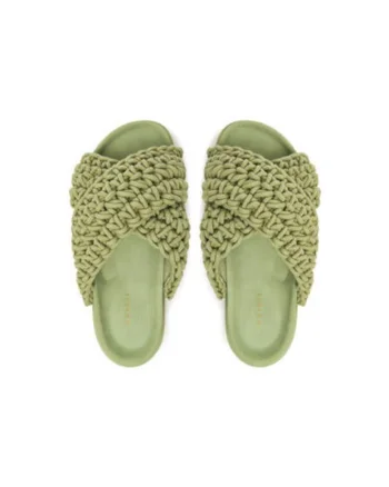 Slapi dama, 70104,  Textil, Verde, Verde