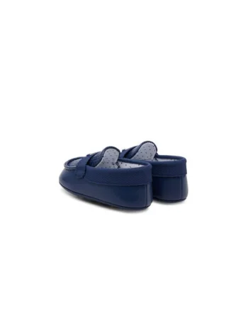 Mocasini baieti  9892, Piele ecologica, Bleumarin