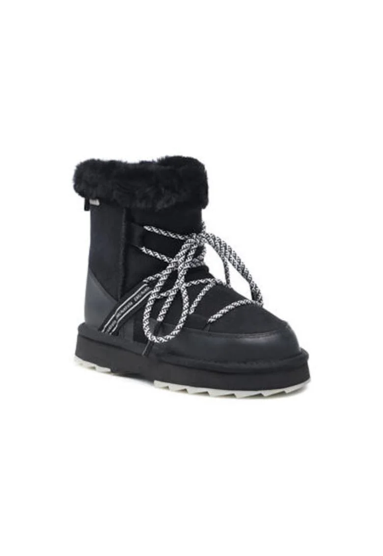 Ghete dama  208550871, Piele naturala, 42 EU, Negru