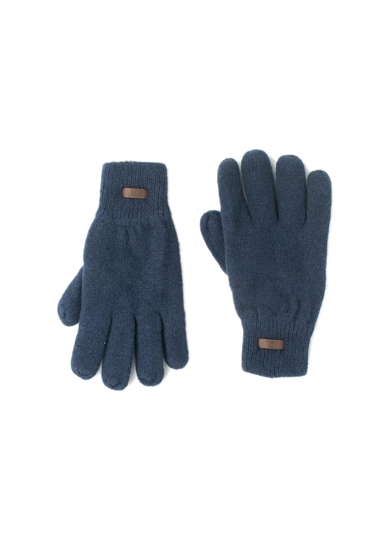 Manusi de lana cu captuseala din fleece HAAKON, Bleumarin