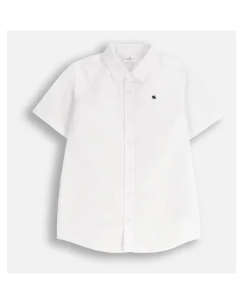Camasa cu maneca scurta si broderie discreta