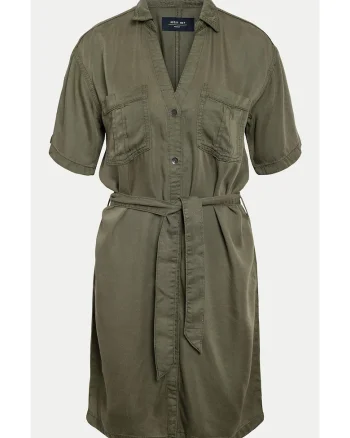 Camasa stil rochie dama  27033063, Lyocell, Verde, Verde